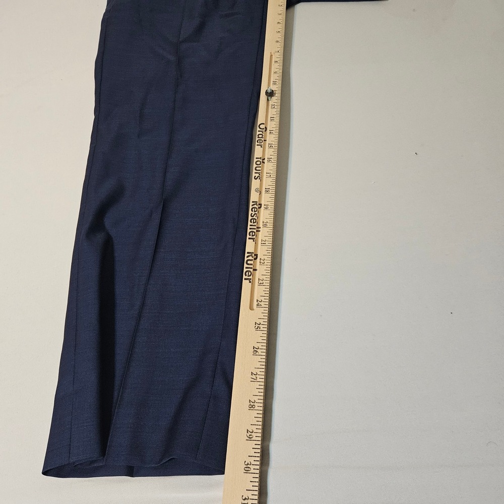 Brooks Bros REGENT Men's Navy Blue Dress Pants VITALE BARBERIS Classic 33x30 - Picture 4 of 11